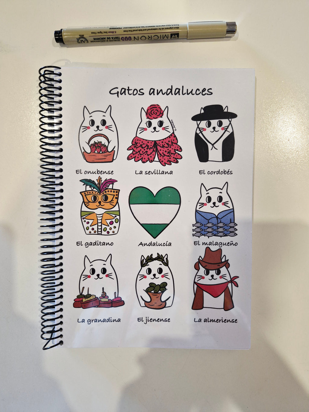 Libreta gatos andaluces - A5