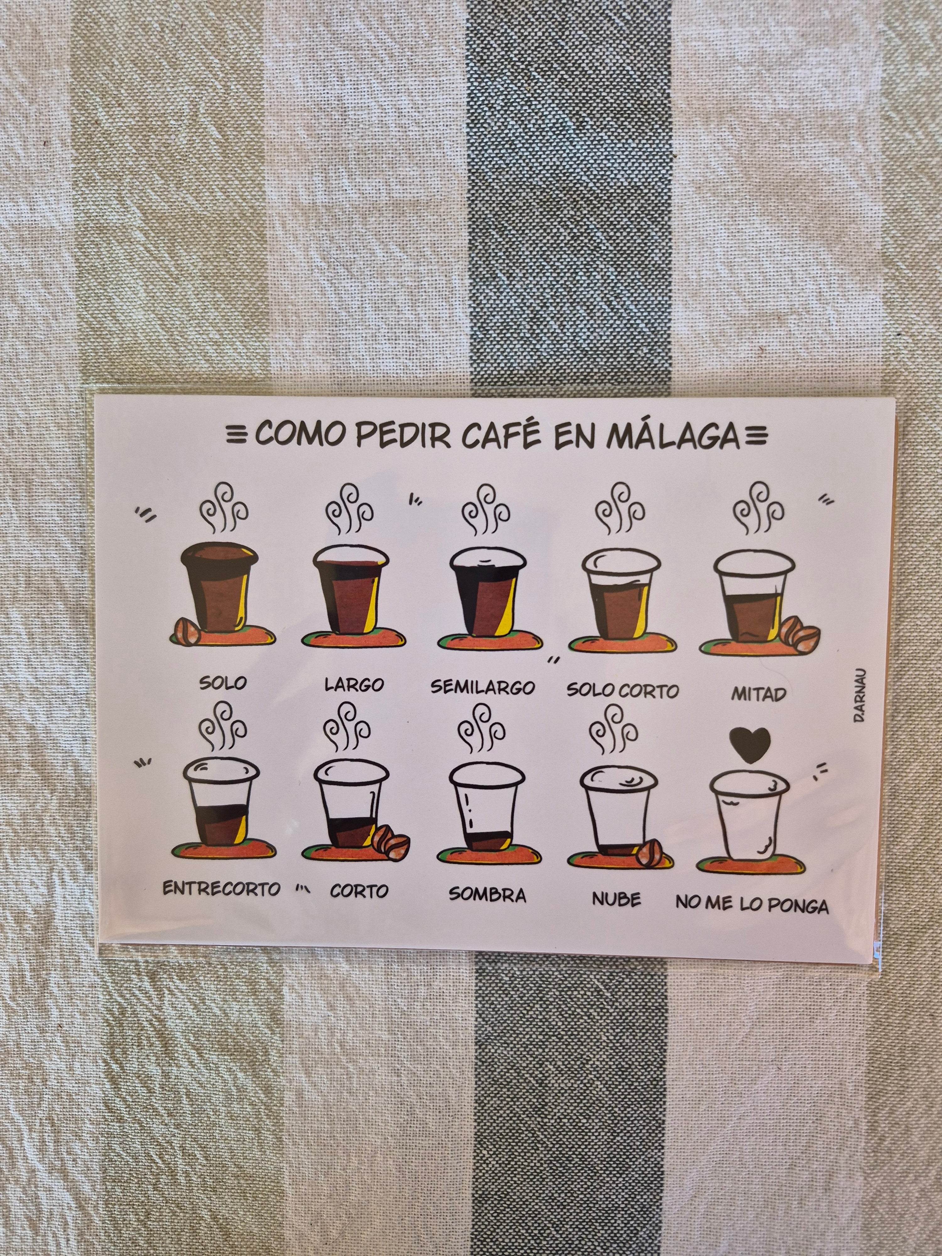 Print Cómo Pedir Café - Atelier Arnau