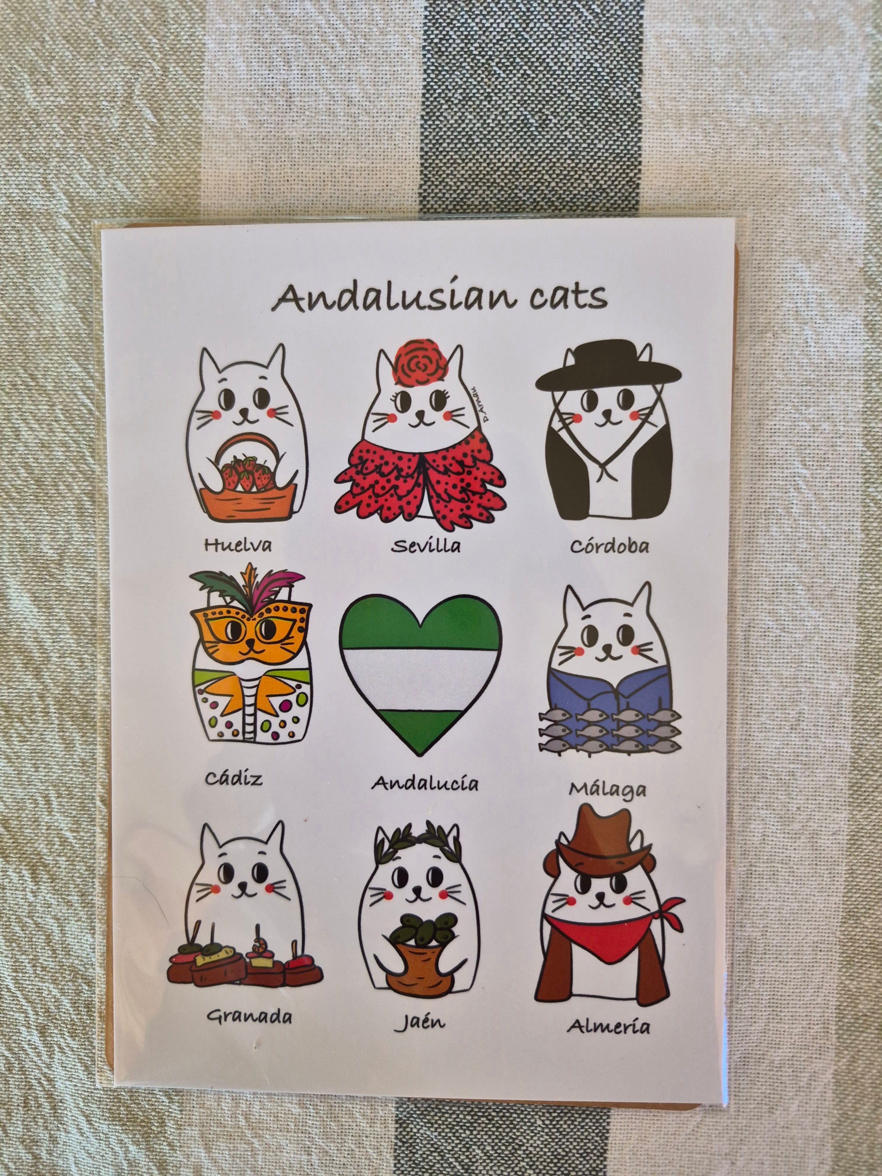 Print Andaluces en inglés- Atelier Arnau