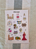 Print Málaga Turístico - Atelier Arnau