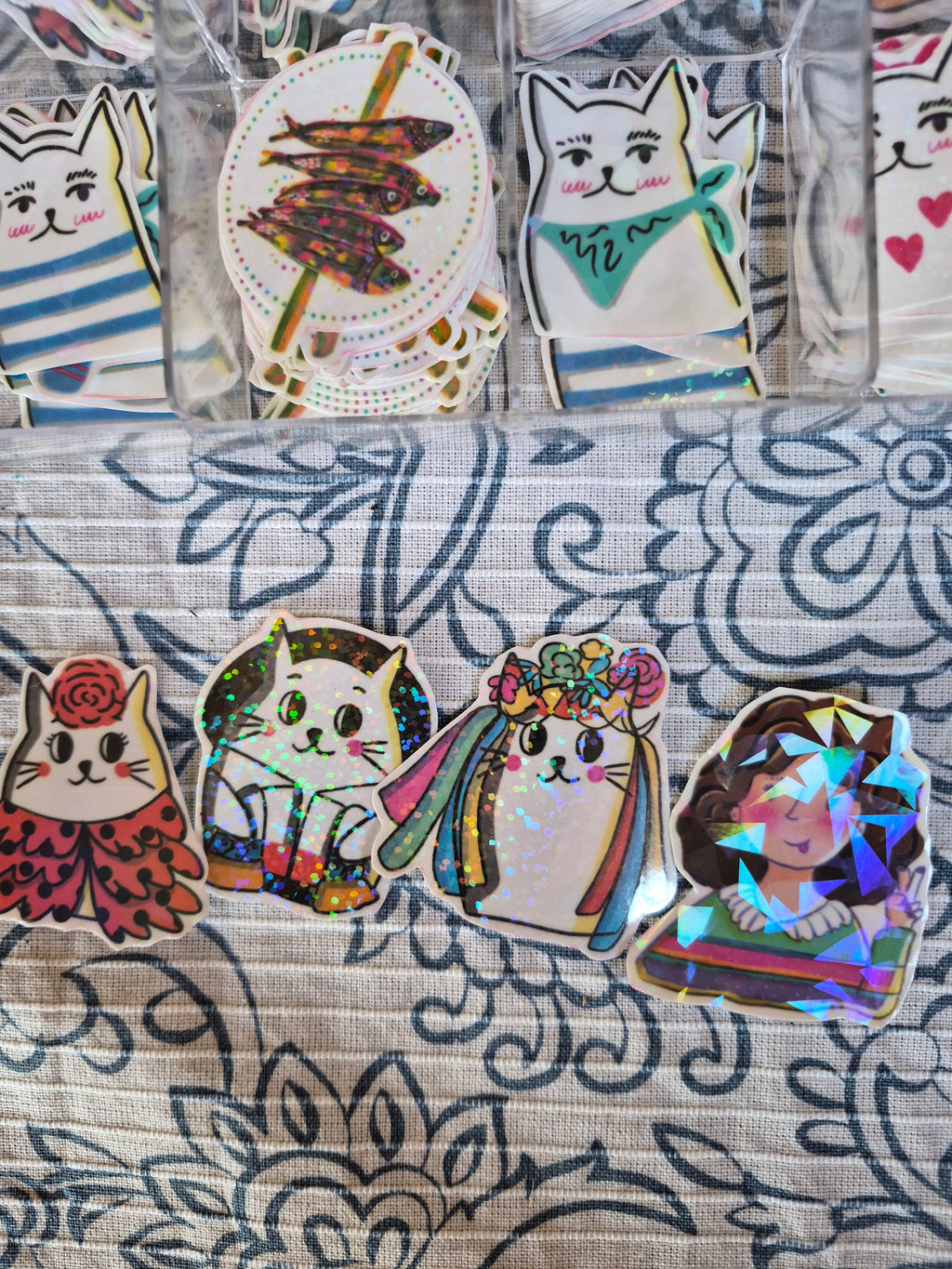 Pegatinas variadas holográficas