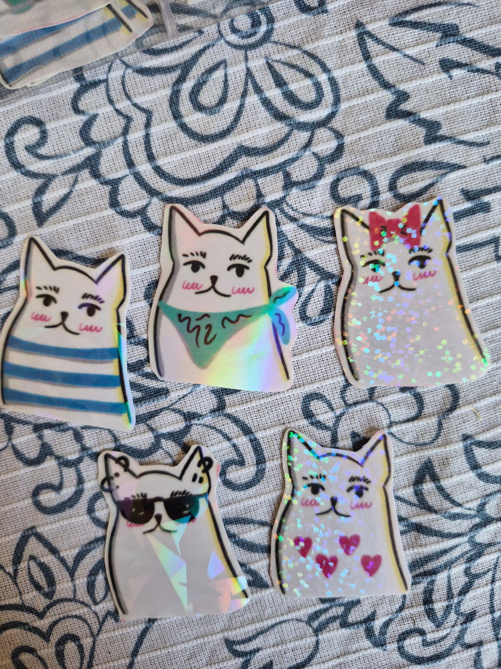 Pegatinas variadas holográficas