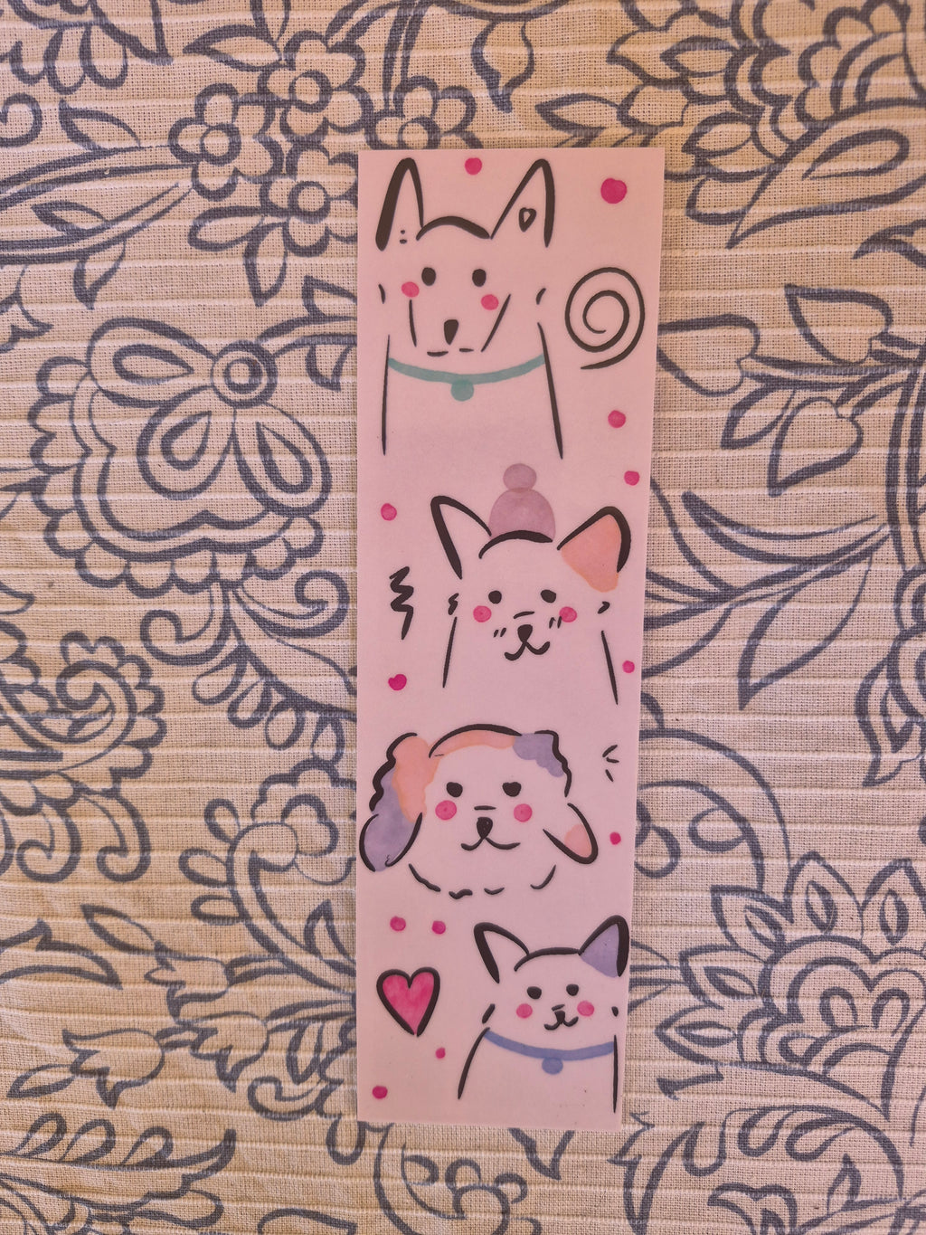 Laminated bookmark