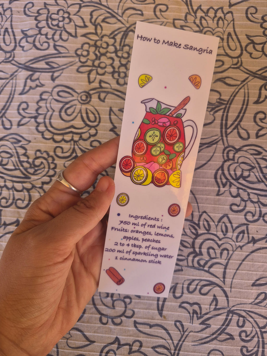 Laminated bookmark