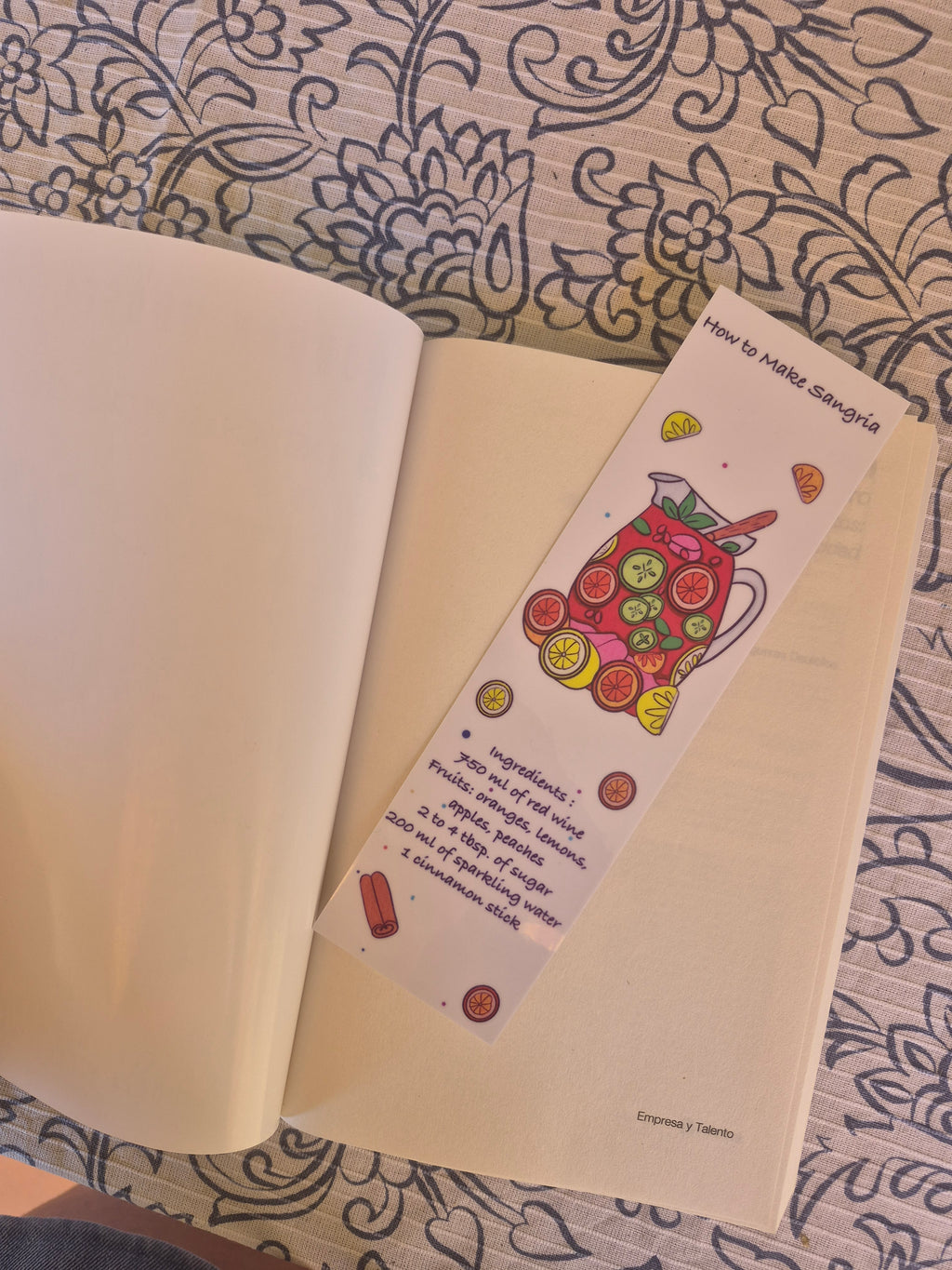 Laminated bookmark