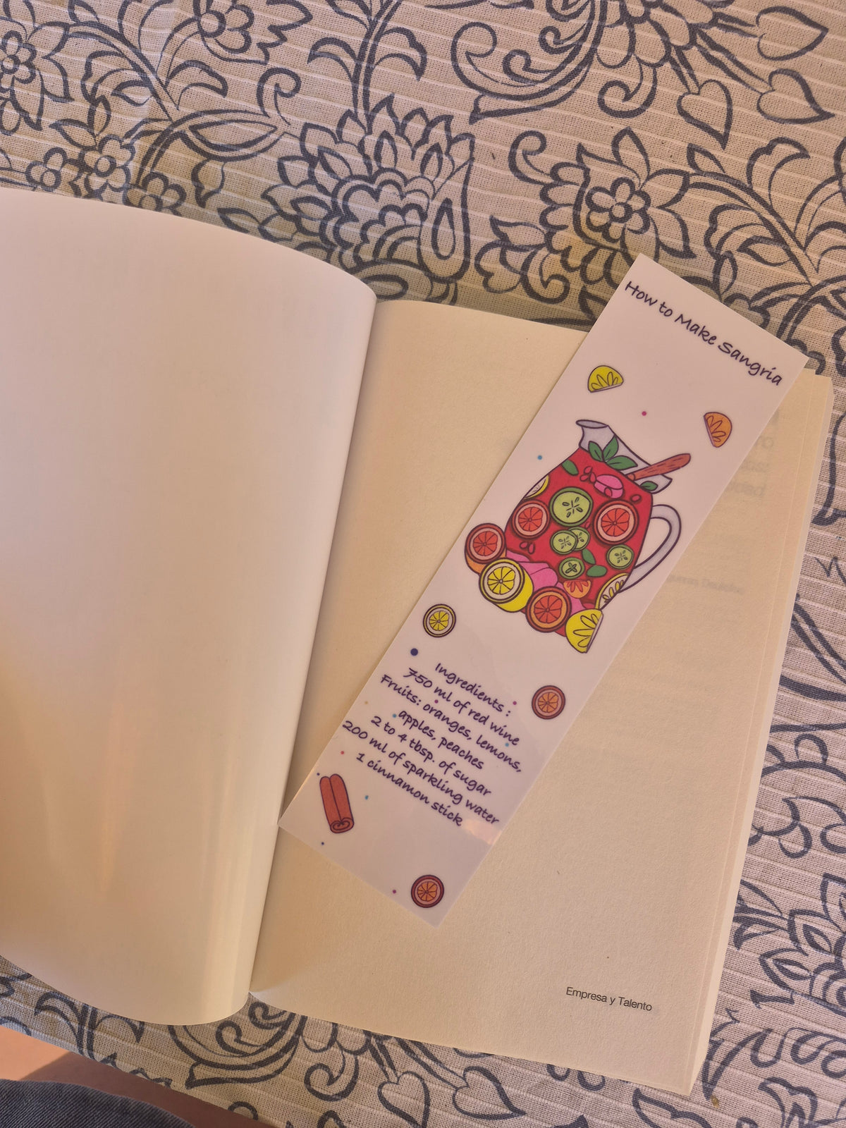 Laminated bookmark