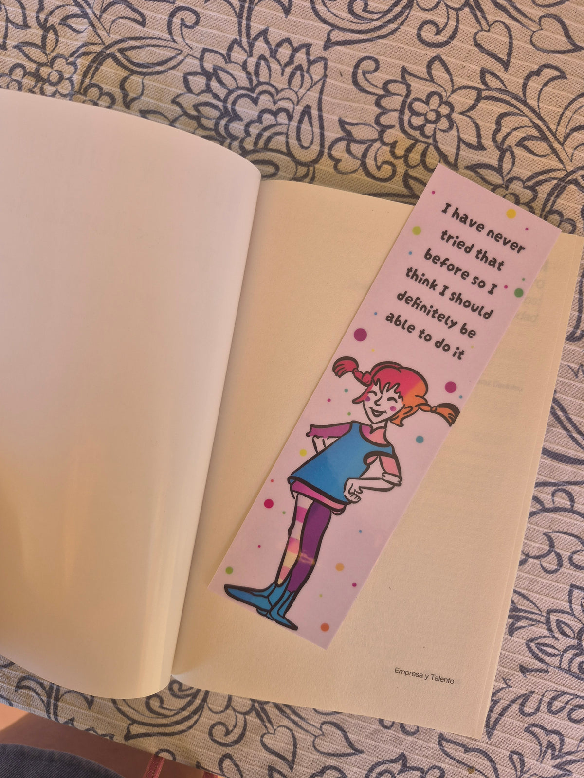 Laminated bookmark
