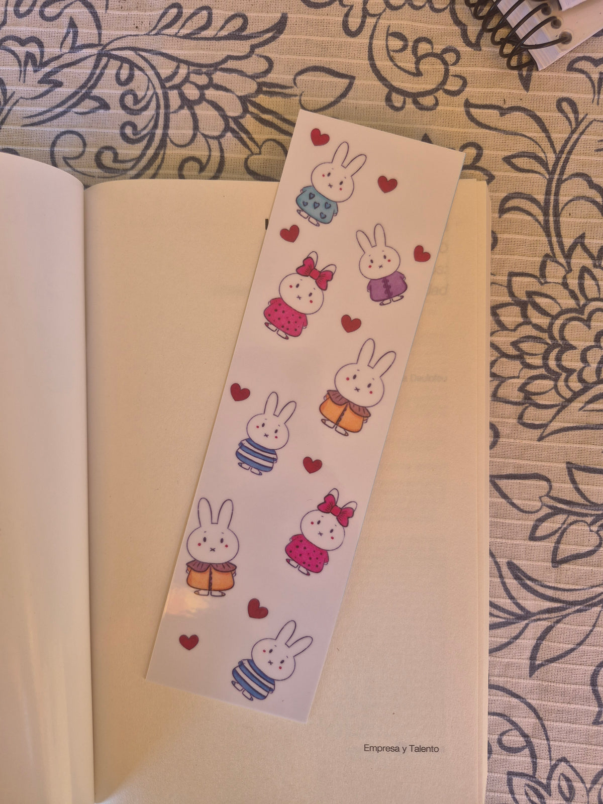 Laminated bookmark