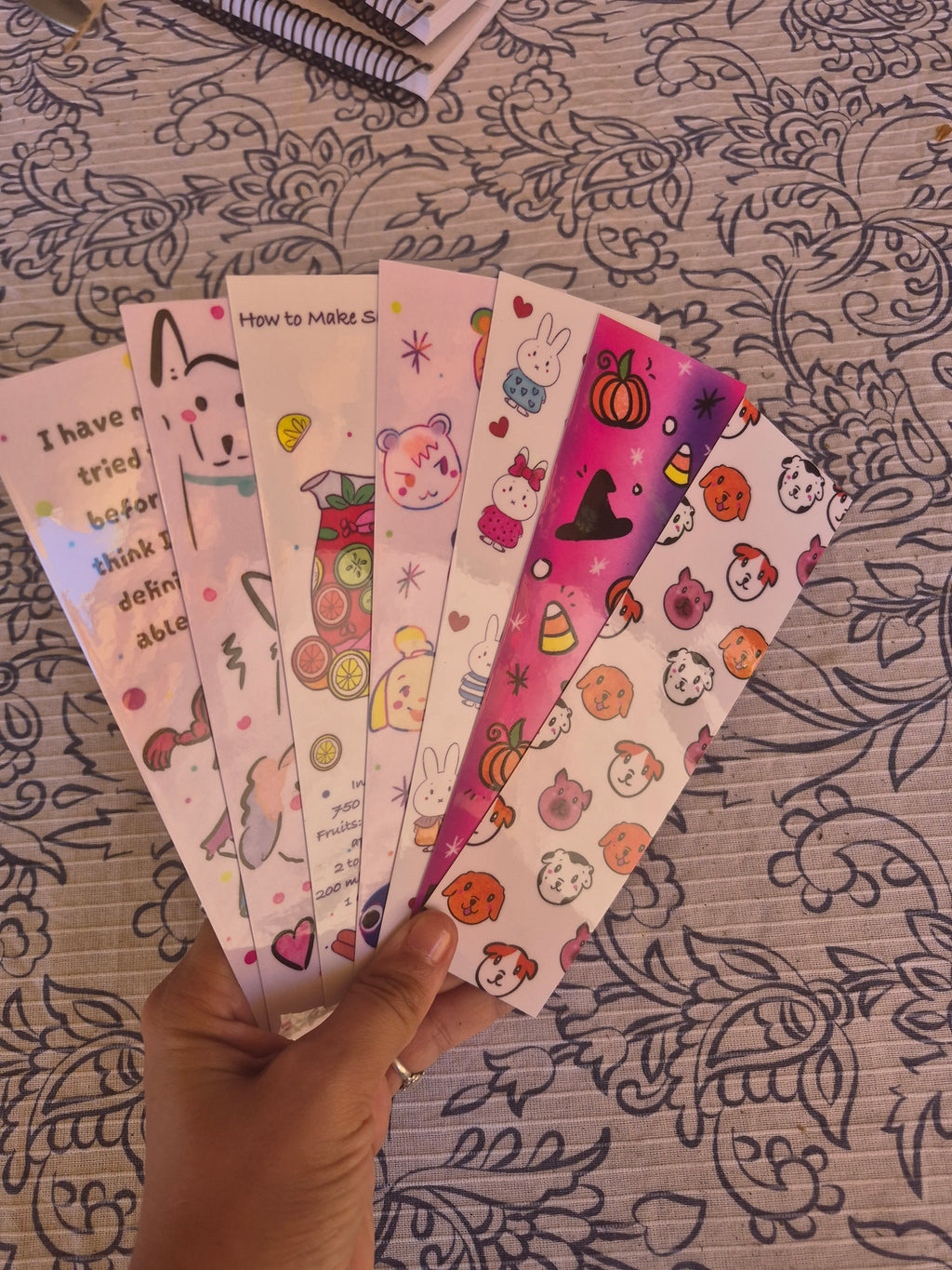 Laminated bookmark