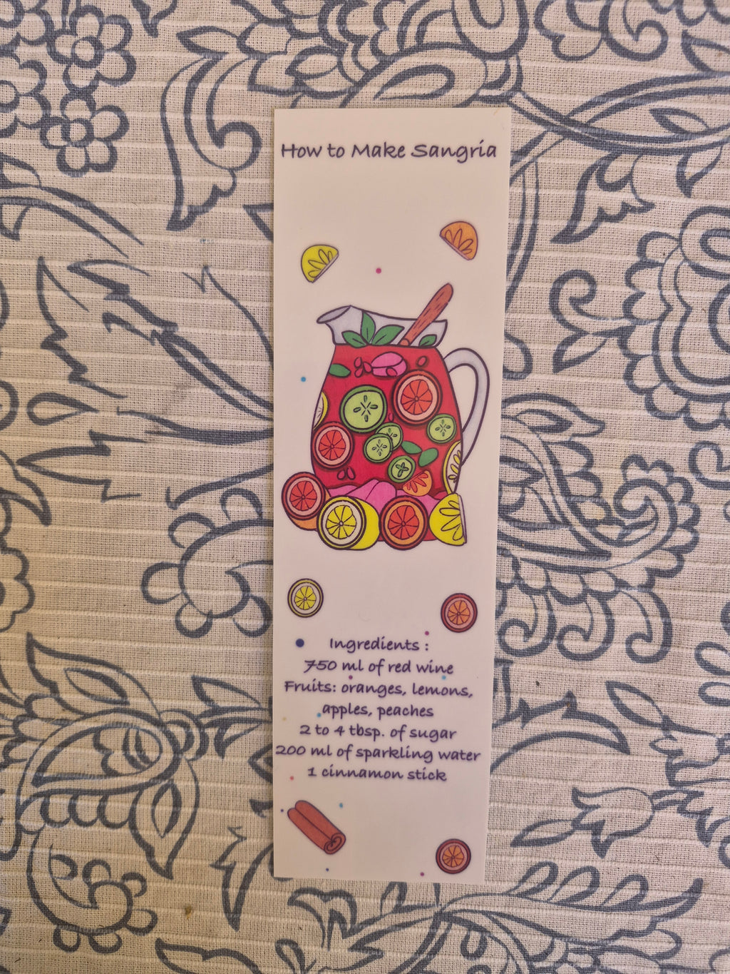 Laminated bookmark
