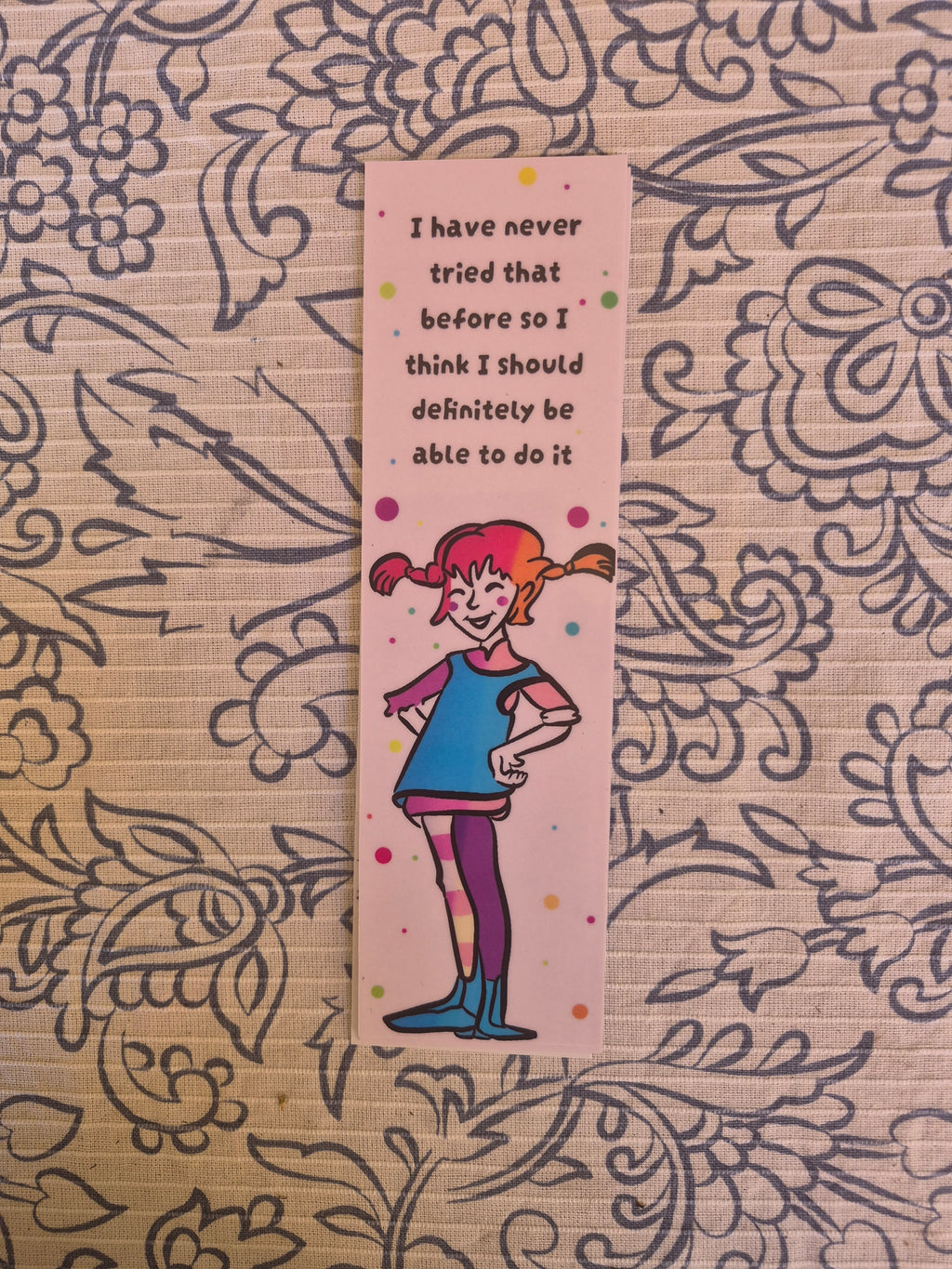 Laminated bookmark