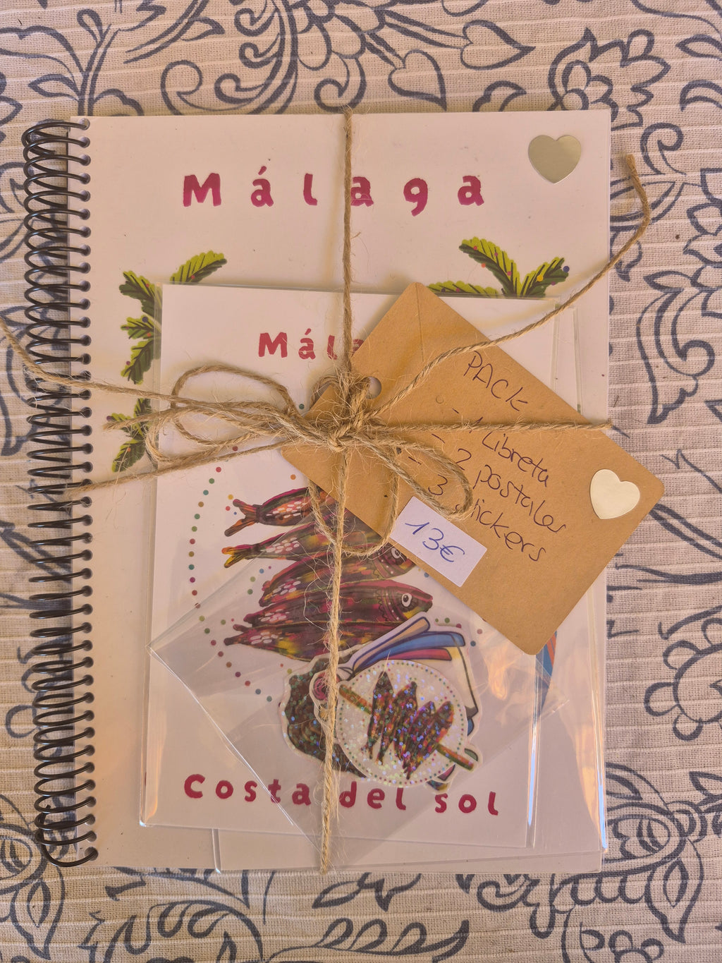 Pack libreta Gato espetero + 2 postales A6 + pegatinas