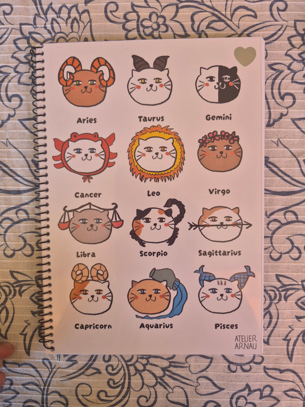 Libreta gatos horóscopo