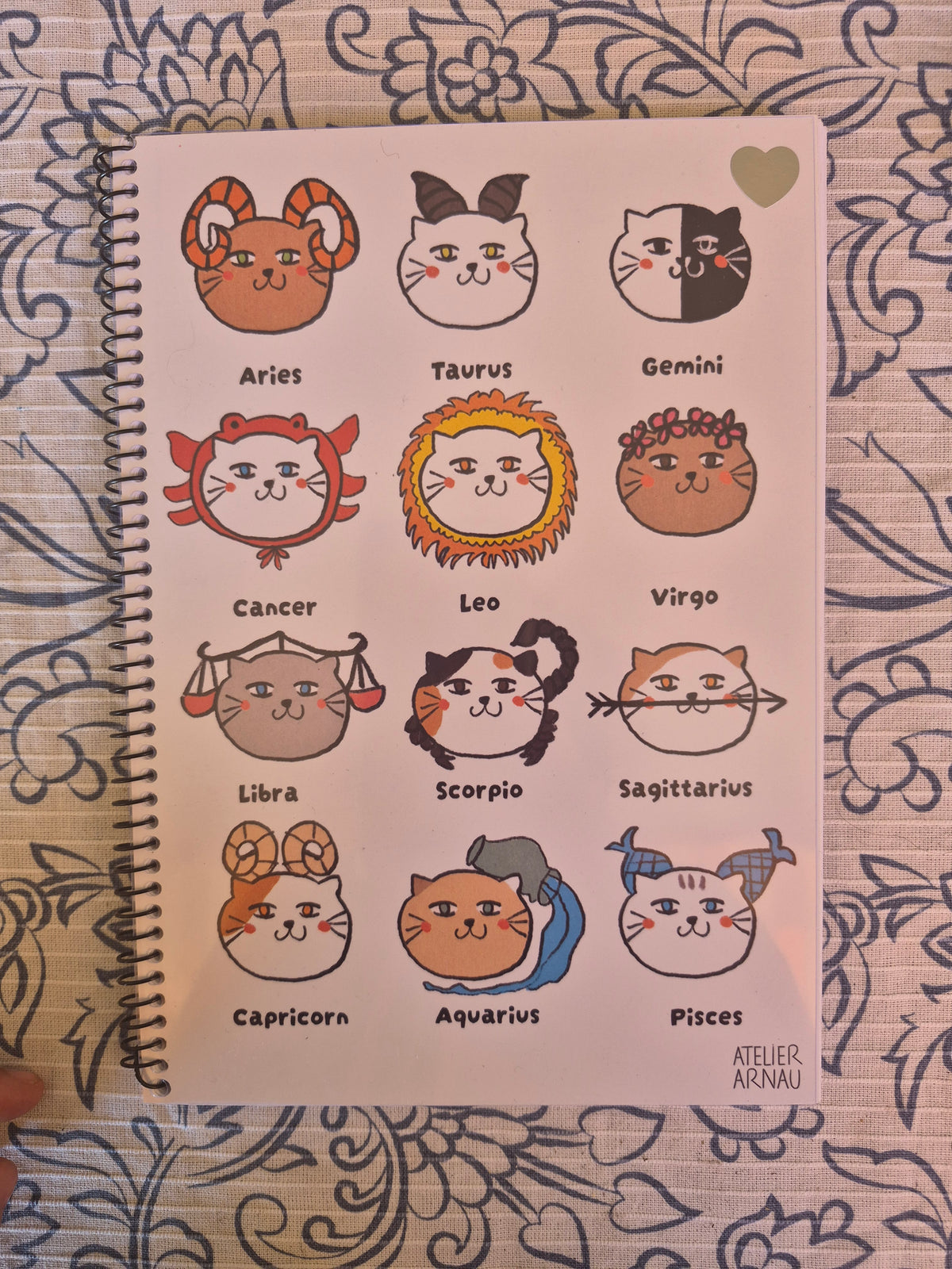 Libreta gatos horóscopo