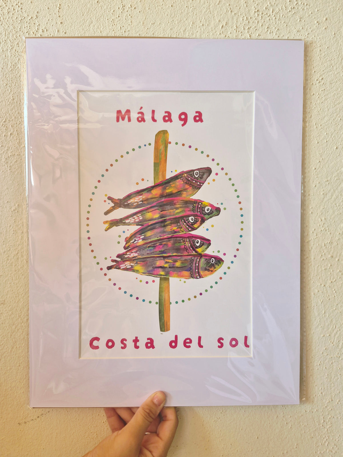 Lámina Málaga Espeto con Paspartú