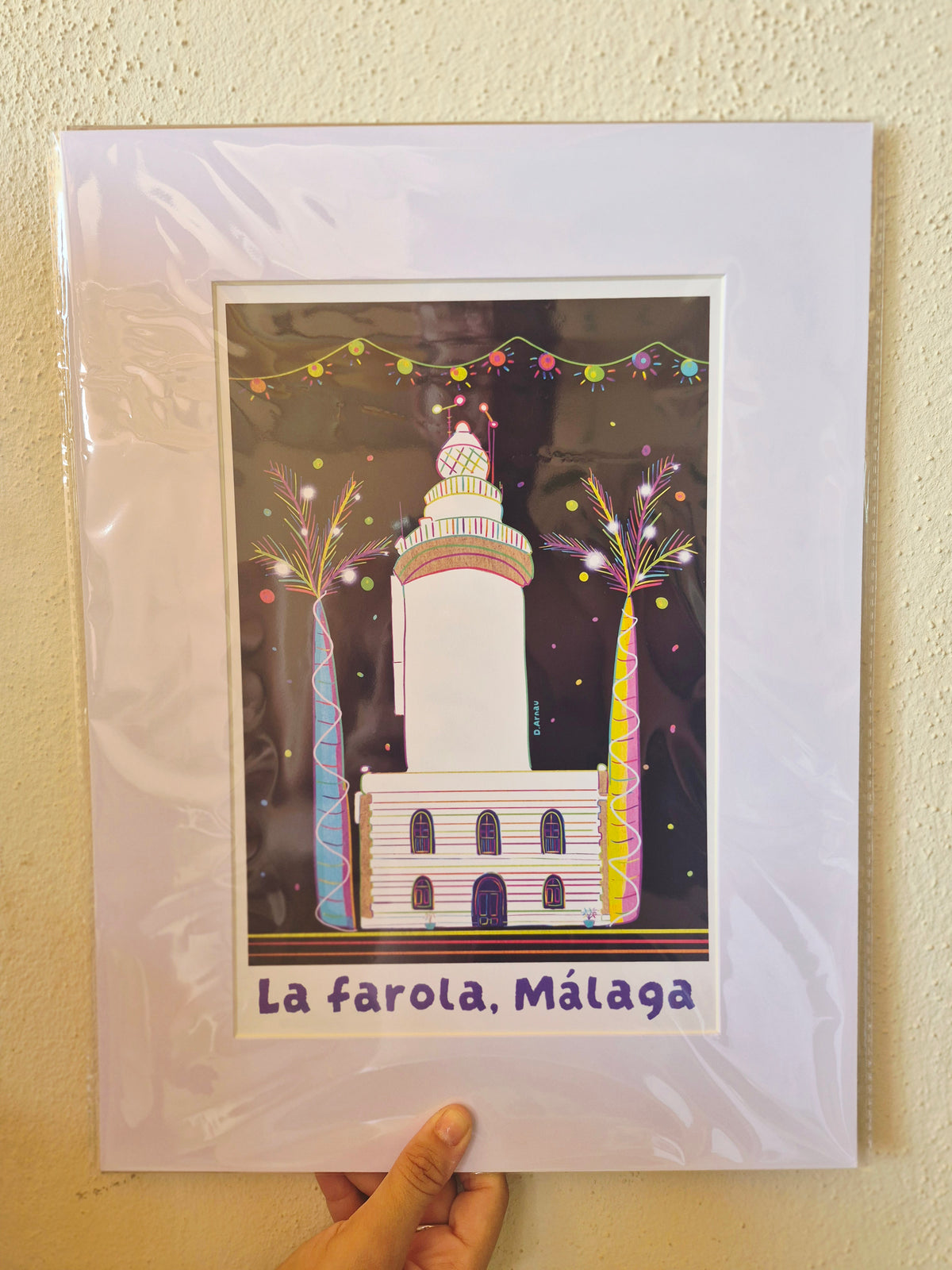 Lámina La Farola con Paspartú