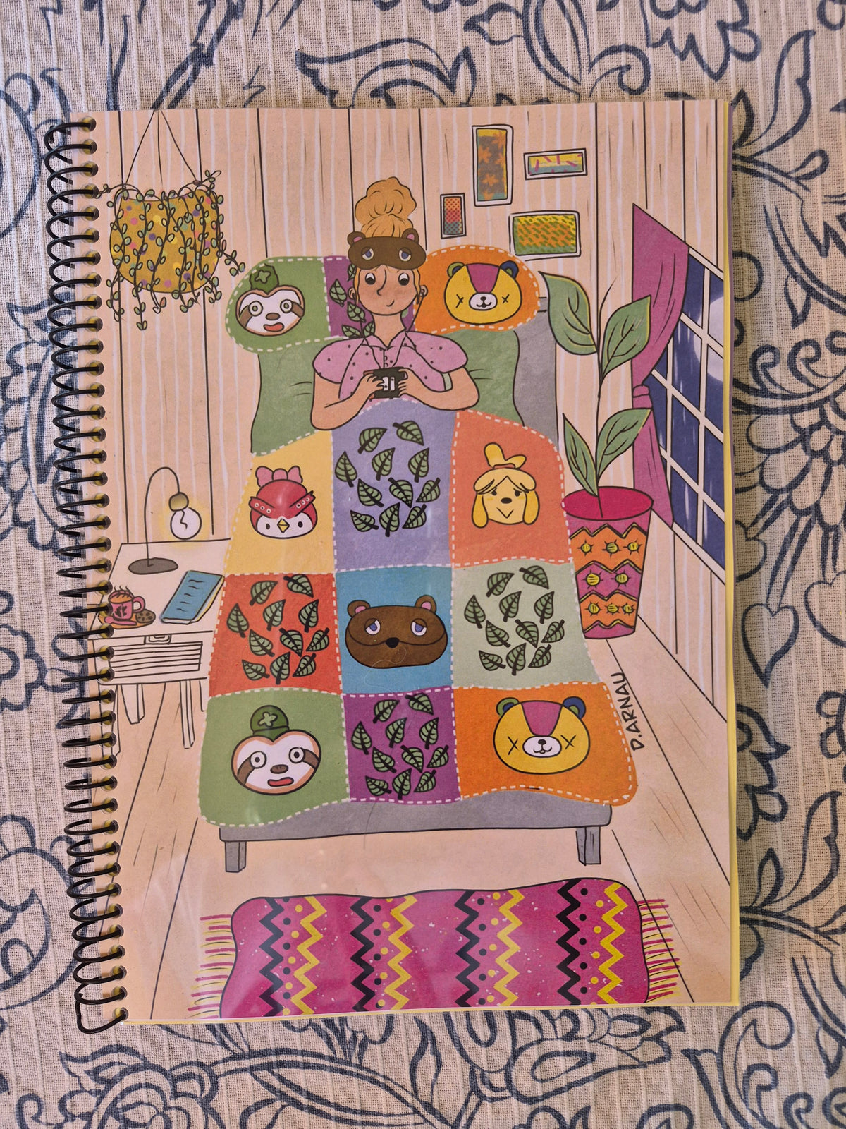 Libreta de colores. Animal crossing