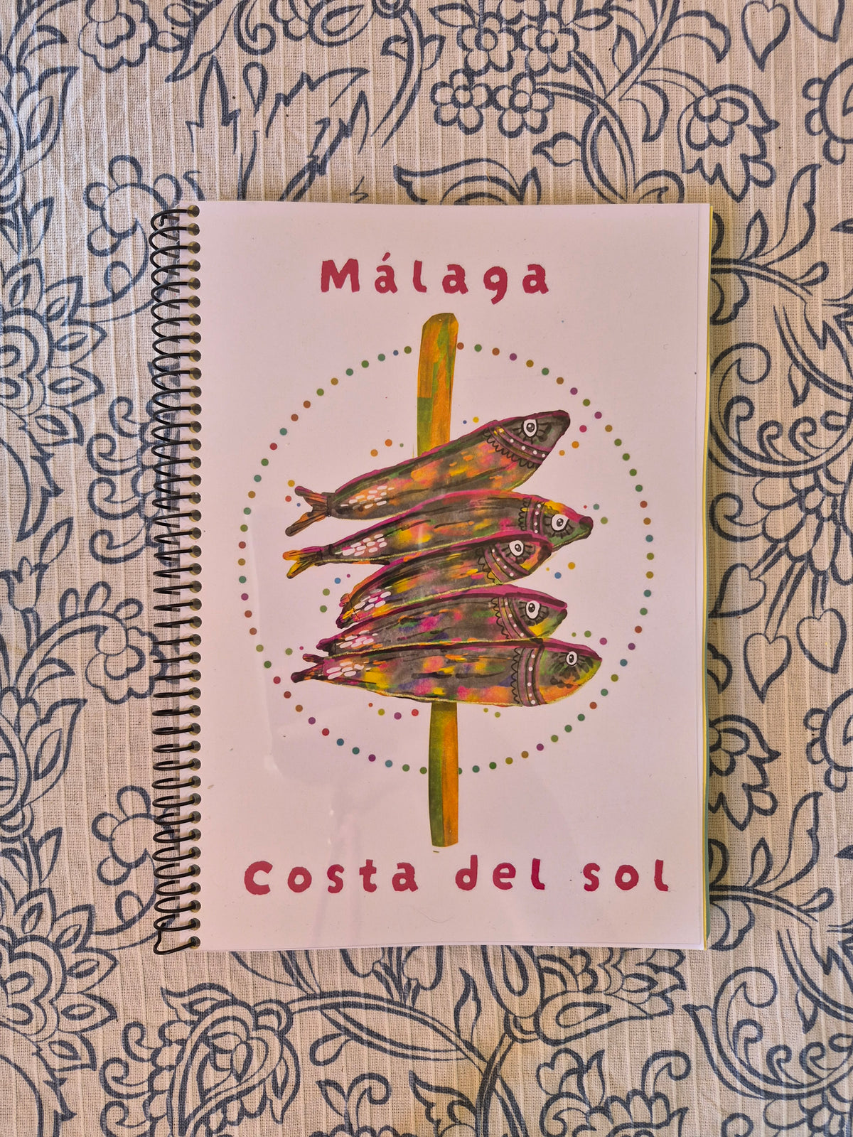 Libreta de colores. Espeto malagueño