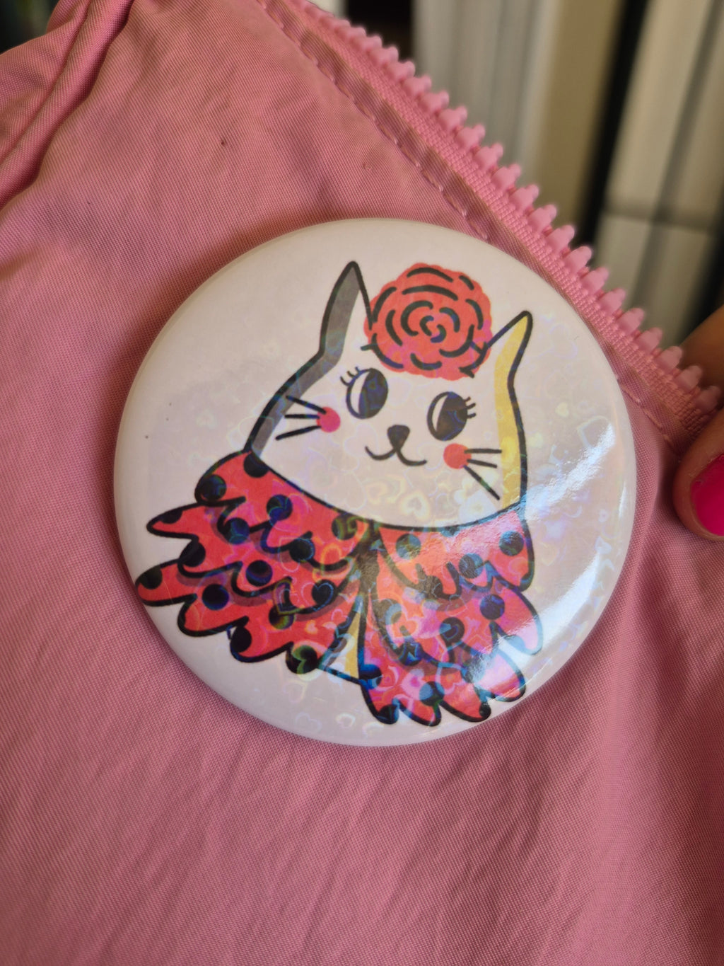 Chapas Gata Flamenca Kawaii | Atelier Arnau