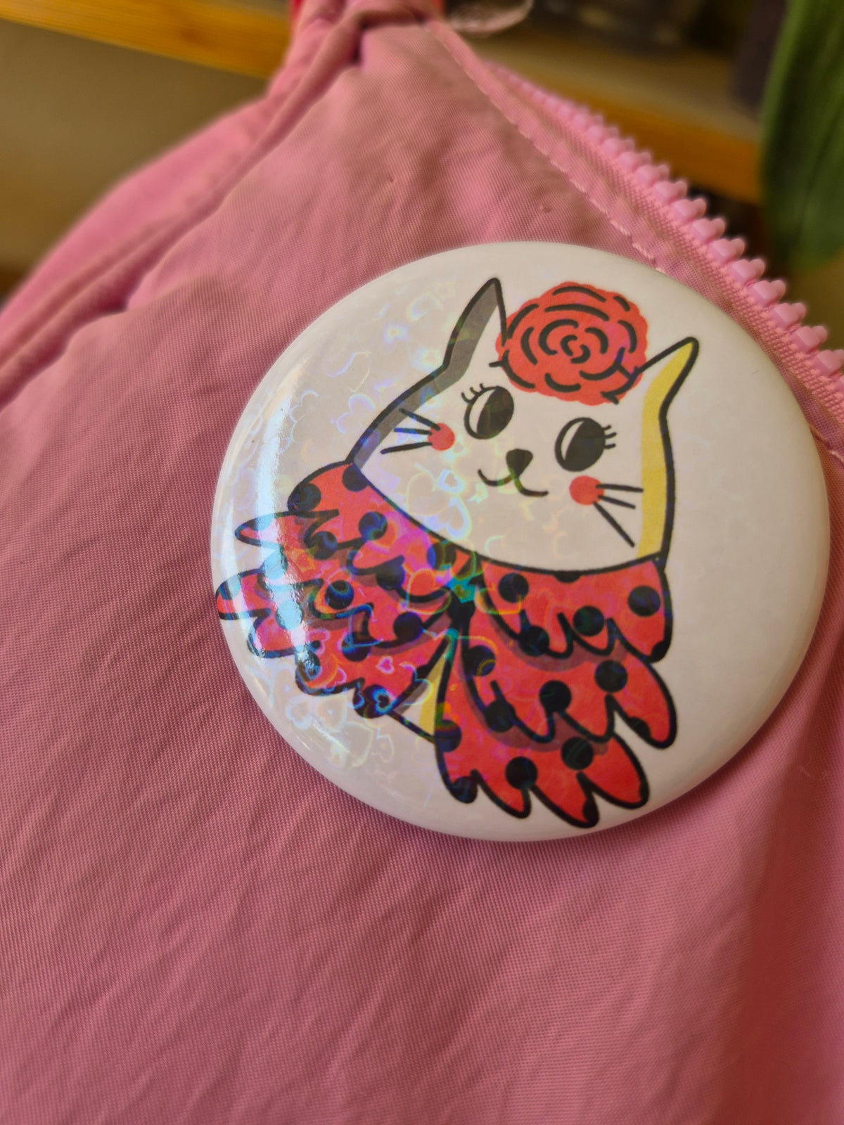 Chapas Gata Flamenca Kawaii | Atelier Arnau