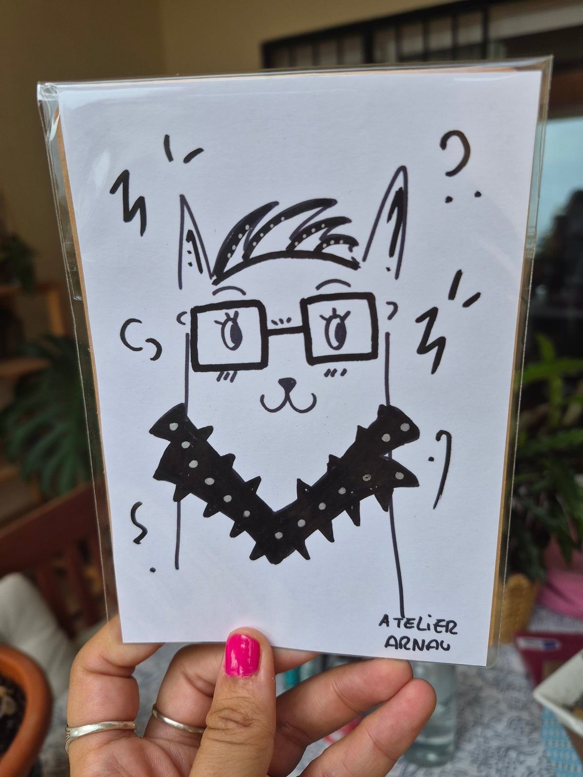 Lámina Gato Punk | Atelier Arnau