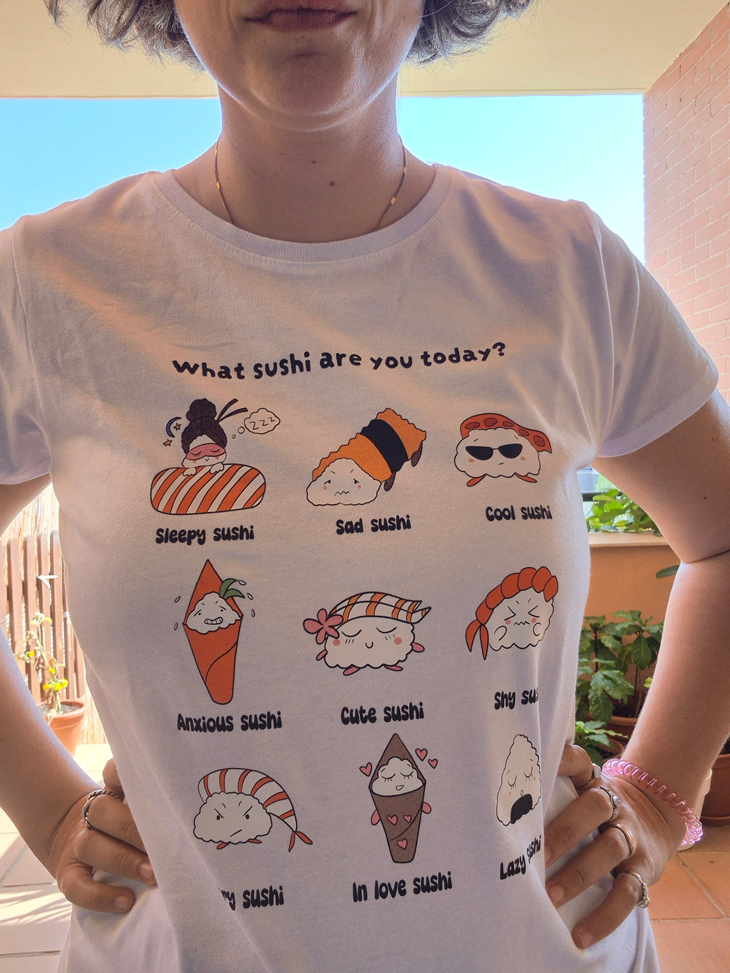 Camiseta sushi