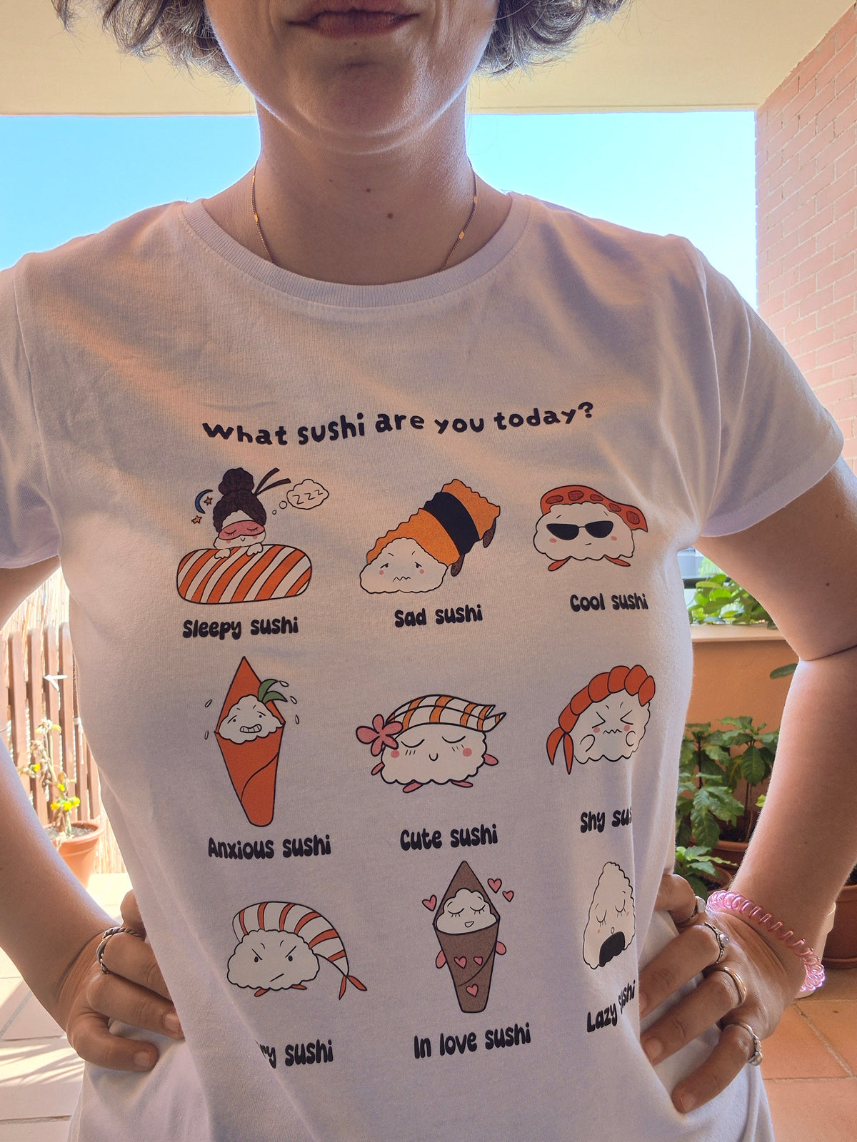 Camiseta sushi